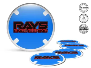 Rays Pegatina Silicona Estilo Emblemas Rueda Personalizados